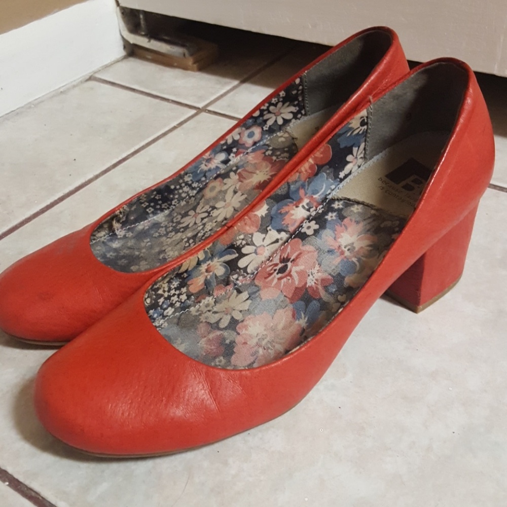 Red BC shoes